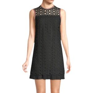 SANDRO Franck Sleeveless Lace Mini Dress